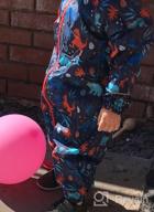 img 1 attached to 🏞️ Stylish Mountain Warehouse Printed Rainsuit: Trendy Boys' Clothing review by Matt Morrison