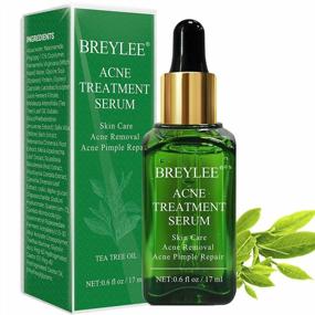 img 4 attached to 🌿 Clear Severe Acne with BREYLEE Tea Tree Clear Skin Serum – Pimple Remover & Skin Repair