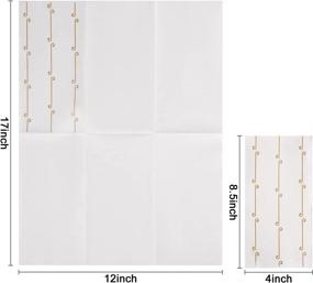 img 2 attached to 🧻 Premium 200 Pack Decorative Linen-Feel Paper Hand Towels for Guest Bathroom, Events, Parties, Weddings, Dinners