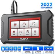 🚗 2022 latest cs99 mucar obd2 scanner – oe-level full system car diagnostic scan tool with oil/epb/sas/dpf/throttle body reset, battery test, and brand exclusive custom code reader logo