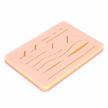 tools of medicine's advanced silicone suture pad with realistic anatomy and skin-like texture: ideal for dental, veterinary, nursing, physician assistant, medical students and surgeons logo