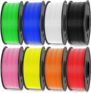проявите творческий подход с комплектом нитей для многоцветного 3d-принтера sunlu - 8 цветов, 2 кг, 1,75 мм, катушки в вакуумной упаковке логотип