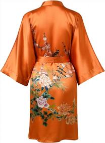 img 3 attached to Ledamon Women'S 100% Silk Kimono Short Robe