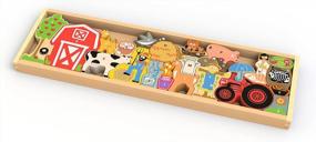 img 1 attached to Engage Your Child'S Mind With The BeginAgain Farm A To Z Puzzle And Playset - Alphabet Learning Fun For Kids Ages 3 And Up!