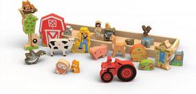 img 2 attached to Заинтересуйте ребенка с помощью головоломки и игрового набора BeginAgain Farm от А до Я - веселое изучение алфавита для детей от 3 лет и старше!