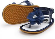 keep your baby girl comfortable and stylish with lafegen's non-slip summer sandals for infants and toddlers - perfect for first walkers! logo