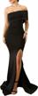 off-shoulder one-sleeve slit maxi dress for women - perfect for parties and evening events by asvivid logo