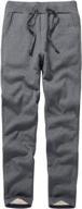 womens cozy sherpa-lined sweatpants for winter, ideal for active and athletic activities logo