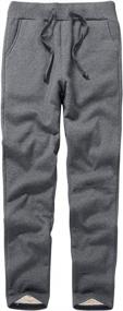 img 2 attached to Womens Cozy Sherpa-Lined Sweatpants For Winter, Ideal For Active And Athletic Activities