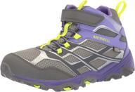 👟 merrell girls' medium purple hiking shoes for boys and outdoor activities логотип