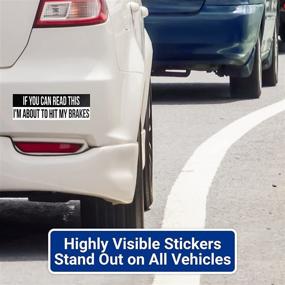 img 2 attached to Long Lasting Anti Tailgating Stickers Hilarious Adhesive Exterior Accessories