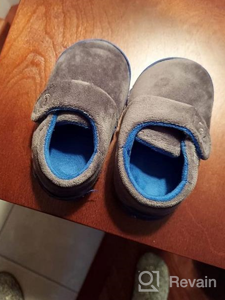 img 1 attached to Cozy Comfort for Little Feet: Toddler Slippers 🏠 Boys Girls Socks - Lightweight & Warm Home Shoes! review by Matt Wigfall