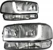 upgrade your gmc sierra & yukon xl with autosaver88 led drl headlights: perfect fit & stylish design! logo