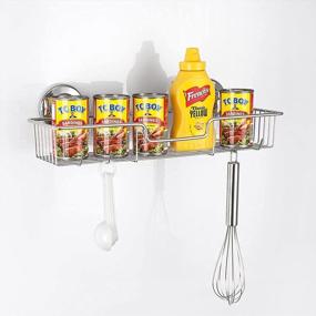 img 3 attached to SANNO Suction Cup Shower Caddy Bathroom Caddies Storage Combo Organizer, No Damage Suction Cup,Rustproof Wire Basket For Kitchen & Bathroom Accessories - Rustproof Stainless Steel 2 Pack
