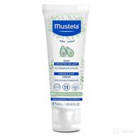 mustela baby cradle cap cream: gentle and natural solution with avocado - paraben and fragrance free - 1.35 fl. oz. logo