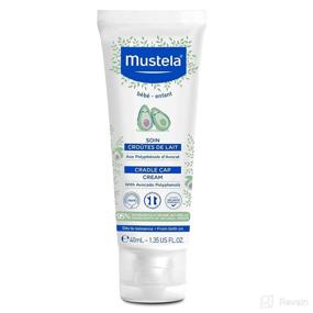 img 4 attached to Mustela Baby Cradle Cap Cream: Gentle and Natural Solution with Avocado - Paraben and Fragrance Free - 1.35 fl. oz.