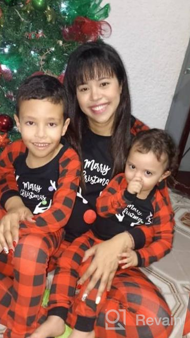 img 1 attached to 🎅 Men's Christmas Reindeer Pyjama Set - Matching Pajamas - Clothing review by William Turner