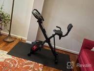 img 1 attached to ADVENOR Folding Magnetic Exercise Bike With Arm Resistance Bands And Backrest For Comfortable Home Fitness review by Marcos Olvera