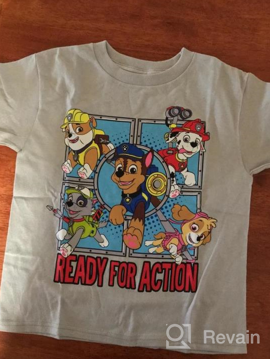 img 1 attached to 🐾 Little Boys' Paw Patrol Short-Sleeved T-Shirt by Nickelodeon review by Kevin Baker