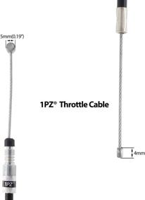 img 2 attached to 🔗 High-Quality Choke Cable Replacement for Honda Fourtrax 300 TRX300 FW (1988-2000) – 1PZ TR3-CC1 – 17950-HC4-671, 17950-HC5-971, 17950-HM5-671, 17950-HM5-850