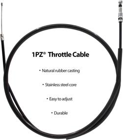 img 1 attached to 🔗 High-Quality Choke Cable Replacement for Honda Fourtrax 300 TRX300 FW (1988-2000) – 1PZ TR3-CC1 – 17950-HC4-671, 17950-HC5-971, 17950-HM5-671, 17950-HM5-850
