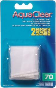 img 1 attached to 🐟 AquaClear 70 Aquarium Filter Media Bags, 2-Pack, A1366 | Nylon Bags