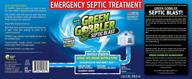 🚽 septic blast! - emergency septic tank treatment & maintenance | unclogs clogs, eliminates odors & restores system | prevents overflows | 1 gallon logo