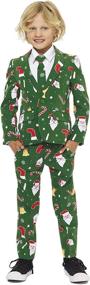 img 4 attached to Opposuits Jacket Christmas Design Wonderland Boys' Clothing ~ Suits & Sport Coats