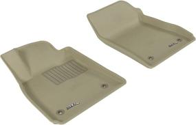 img 4 attached to 3D MAXpider 2014-2020 Chevrolet Impala Kagu 1St Row Floormat - Tan (L1CH04211502)