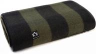 arcturus plaid wool blankets - heavy-duty, warm, washable, and large for camping, outdoors, sporting events, or home - 4.5lbs логотип