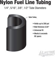 25ft nylon fuel line exceeds logo