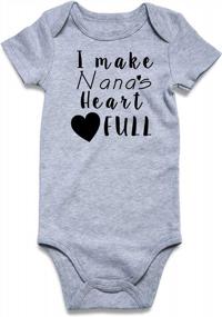img 4 attached to Unisex Infant Outfit: Lovekider Baby Boys Girls Bodysuit 0-18 Months