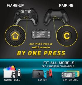 img 1 attached to Switch Controller For Nintendo Switch OLED/ Switch 2017 / Switch Lite,Programmable Switch Pro Controller With Turbo,HD Rumble, Motion Control,Wake-Up Key And Screenshot Button