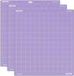 nicapa strong grip cutting mat for cricut maker 3/maker/explore 3/air 2/air/one (12x12 inch,3 mats) strong adhesive sticky purple quilting replacement cut mats 1 logo