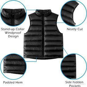 img 3 attached to Sleeveless Outerwear Breathable Waterproof Lightweight Apparel & Accessories Baby Boys for Clothing