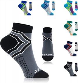 img 1 attached to Newzill Compression Socks, Low Cut (15-20MmHg) For Men And Women – Optimize Your Comfort And Performance