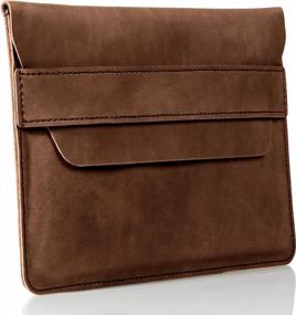 img 4 attached to 📚 hecho. Leather Sleeve Fernando for iPad Pro 12.9" (M1 & 2018-2021) with Pencil Holder - Handmade Leather Cover for Maximum Protection