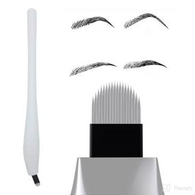 img 4 attached to 💆 Permanent Eyebrow Supplies for Microblading - Disposable Option