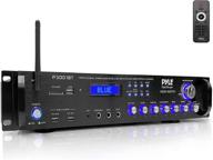 🔊 3000 watt pyle bluetooth hybrid amplifier receiver with wireless streaming ability - home theater pre-amplifier, mp3/usb/sd/aux/fm radio логотип