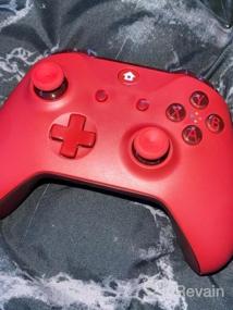 img 8 attached to Wireless Xbox Controller With Audio Jack - Compatible With Xbox Series X/S, Xbox One, And PCs Running Windows 7/8/10 - Red