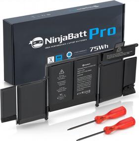 img 4 attached to Upgrade To High-Performance NinjaBatt Battery For Apple MacBook Pro Retina 13” A1493 [Early 2015, Mid 2014, Late 2013] - 75Wh/11.42V