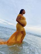 img 1 attached to Gorgeous Off Shoulder Mermaid Gown For Maternity Photo Shoot | ZIUMUDY review by Emmanuel Winschel