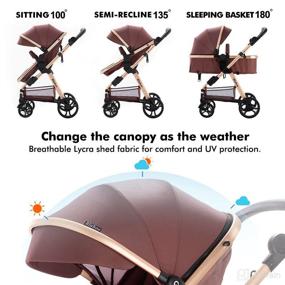 img 2 attached to Blahoo Foldable Pushchair Adjustable Backrest Strollers