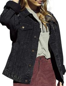 img 3 attached to Eliacher Womens Boyfriend Jacket Sleeve Women's Clothing at Coats, Jackets & Vests