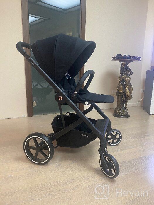 img 2 attached to 🌟 Cybex Talos S Lux Stroller: All-Terrain Wheels, Front/Parent-Facing Seat, One-Hand Fold, Multi-position Recline - Deep Black review by Aneta Mrwka ᠌