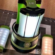 img 1 attached to Rechargeable/Battery-Powered 1000Lm LED Camping Lantern W/ Detachable Flashlight & 4 Modes - Perfect For Hiking, Emergency Preparedness & Fishing! review by Micah Manus