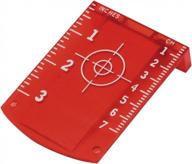 red laser level target card plate with firecore technology - flt20r for improved accuracy logo