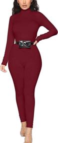 img 1 attached to 👗 Stylish GOBLES Women's Bodycon Jumpsuit Rompers for Fashionable Women - Jumpsuits, Rompers & Overalls Collection