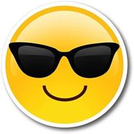 sunglasses emoji magnet decal perfect логотип