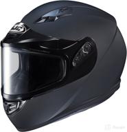 🎿 hjc cs-r3sn unisex-adult snow helmet - full face with framed dual lens shield logo